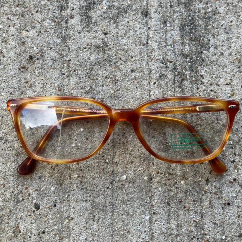 United colors of Benetton brown tortoise shell glasses